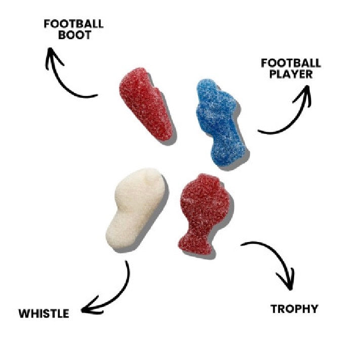 Fizzy football mix