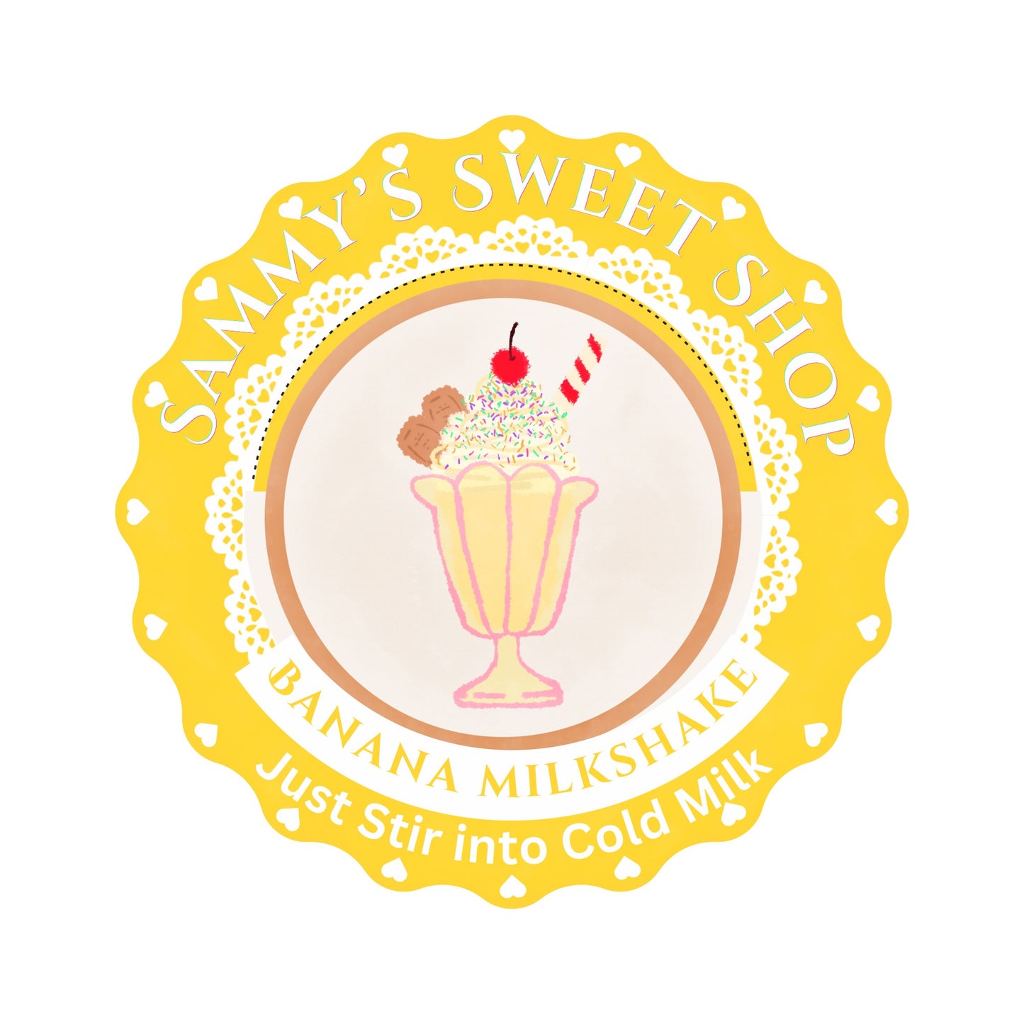 Milkshake Cones Strawberry/Banana/Chocolate