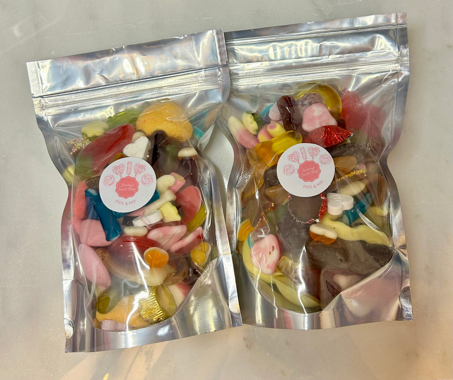 Custom pick n mix 500g. Scroll down to choose your sweets (Don’t add to cart)