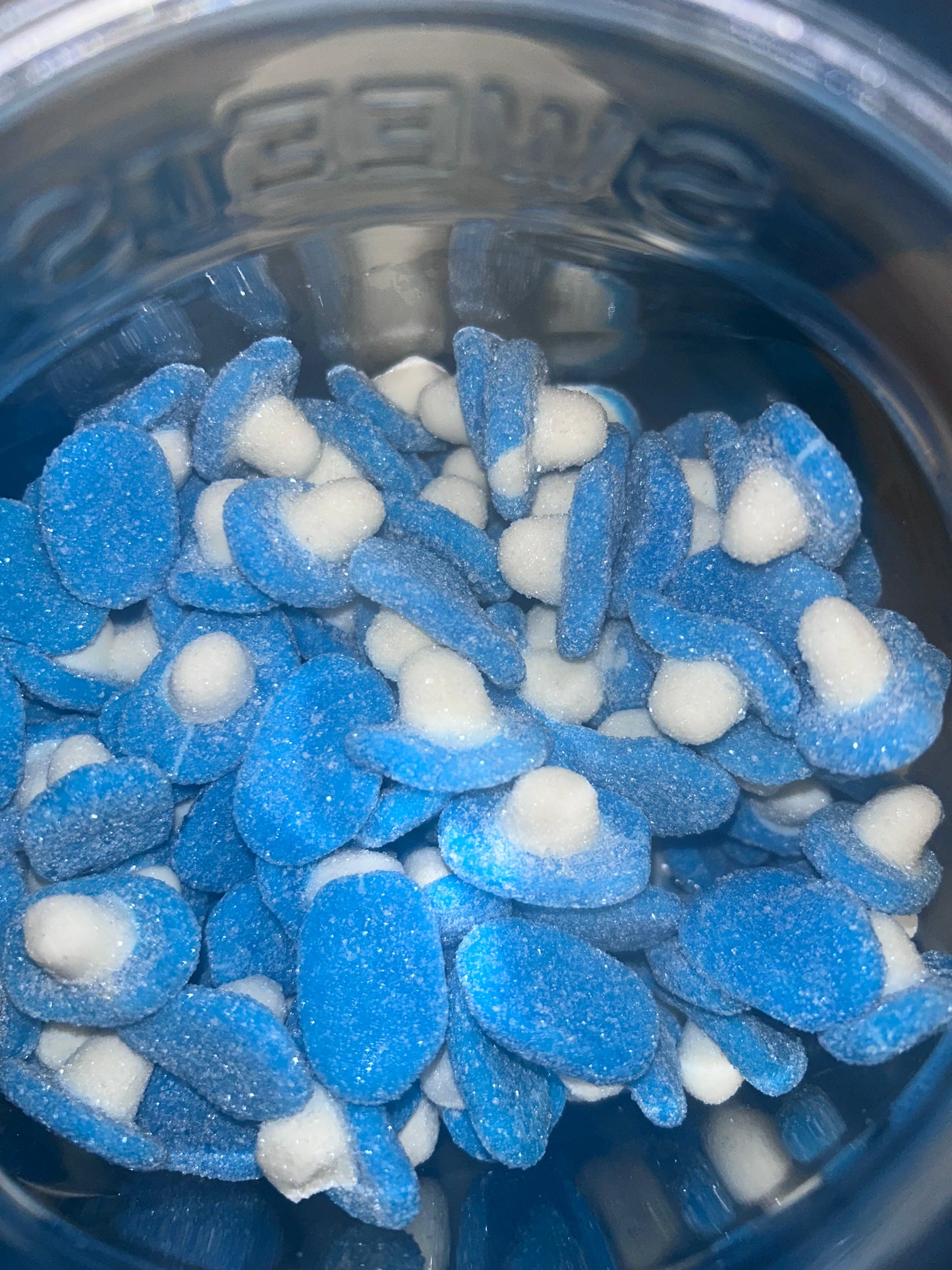 Fizzy Blue Raspberry Mushrooms