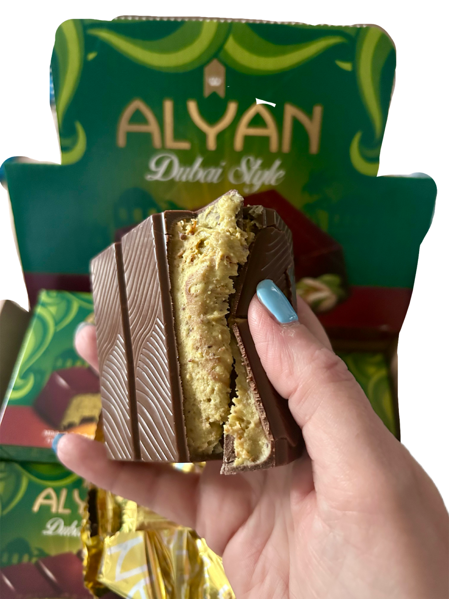 Dubai style chocolate bar