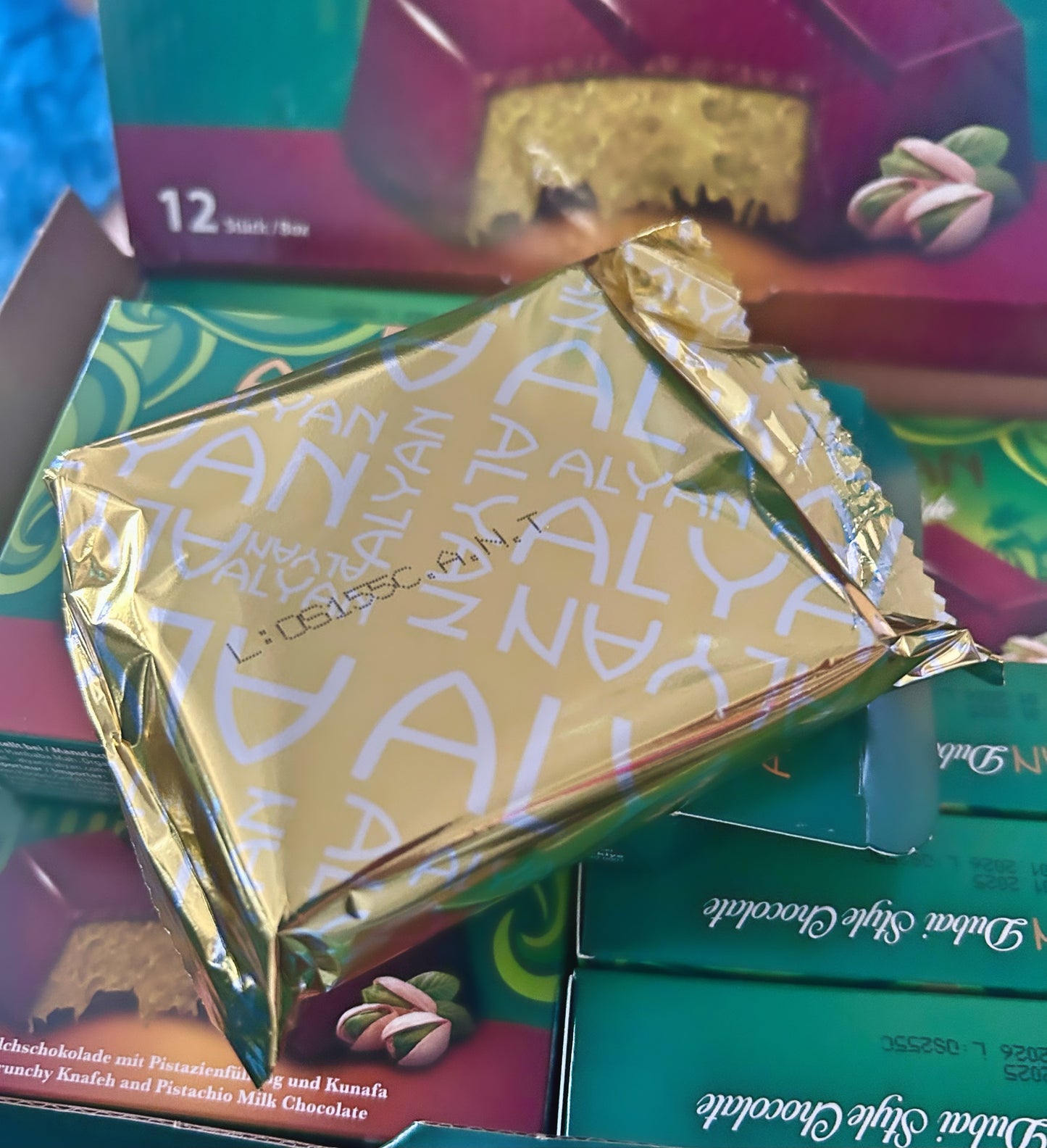 Dubai style chocolate bar