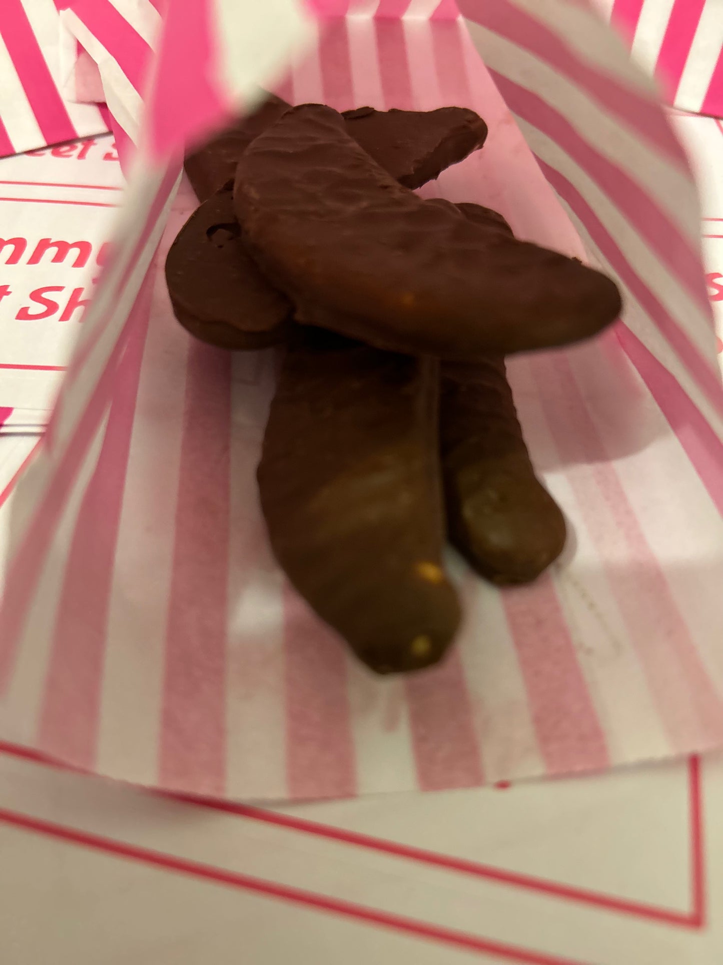 Choc bananas