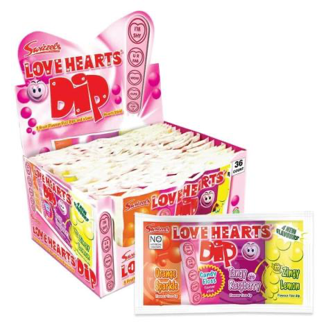Swizzles love hearts dip