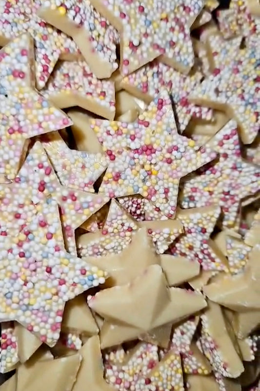 Hannah’s white chocolate Jazzles starz
