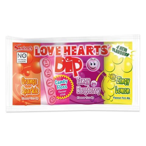 Swizzles love hearts dip