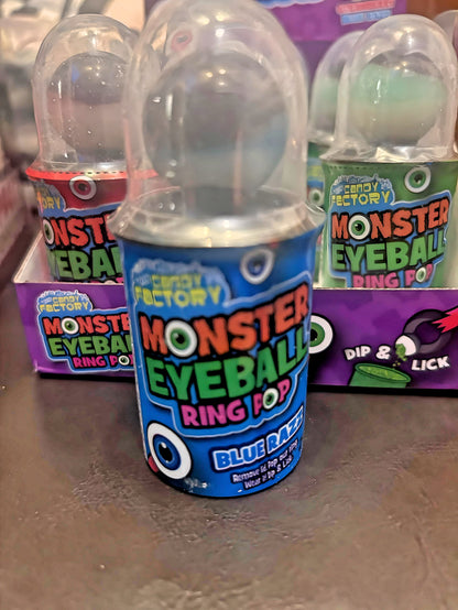 Monster eyeball ring pop