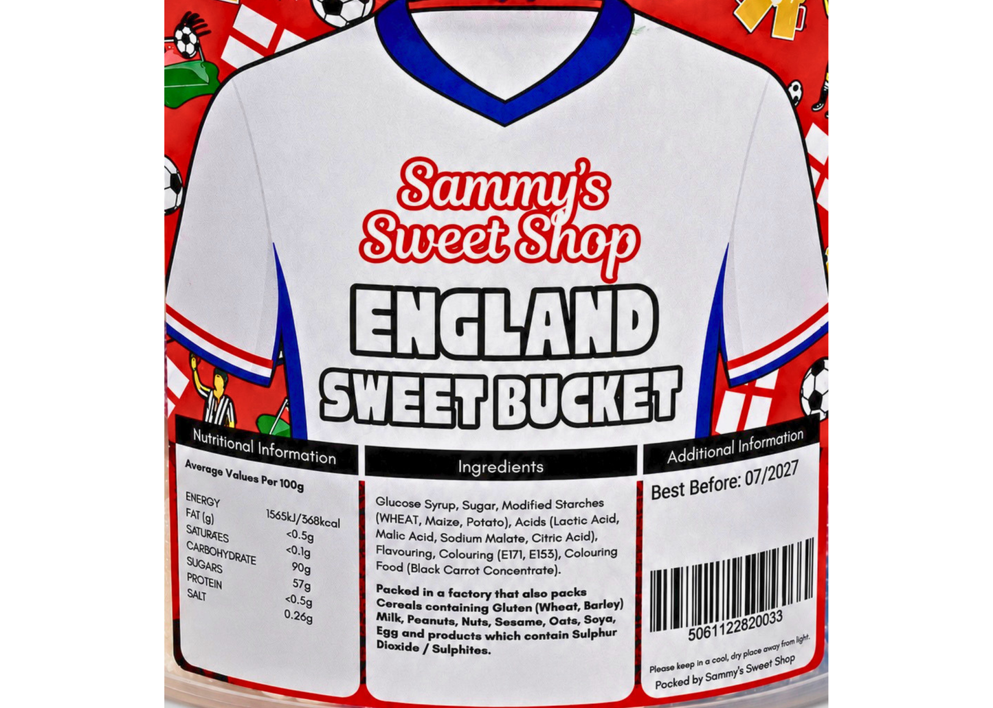 England Football Pick n mix bucket