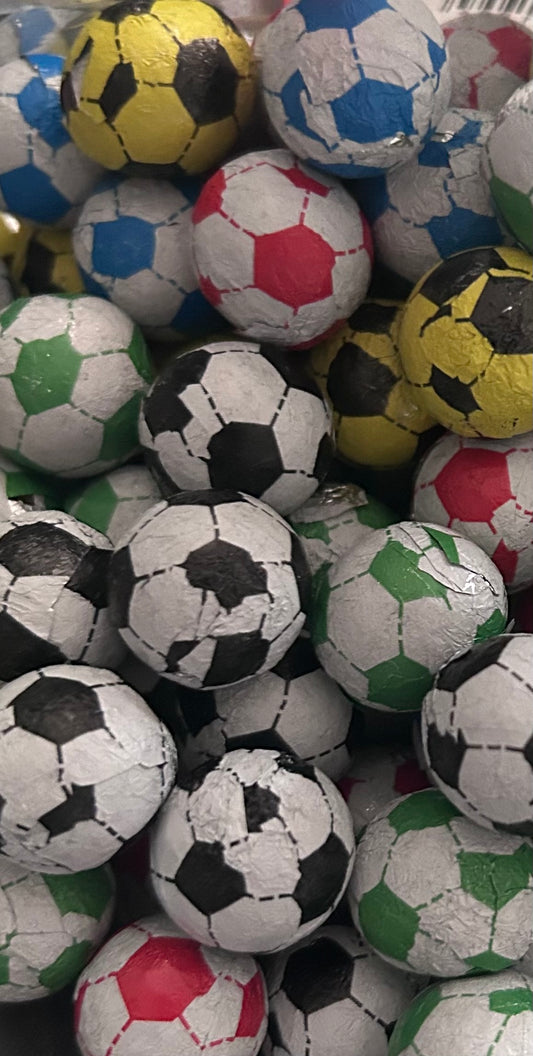Milk Chocolate footballs