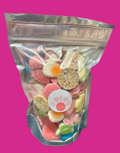 Custom pick n mix 500g.                  Scroll down to choose your sweets (Don’t add to cart)