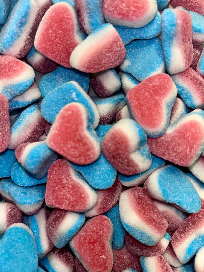 Double layer fizzy hearts