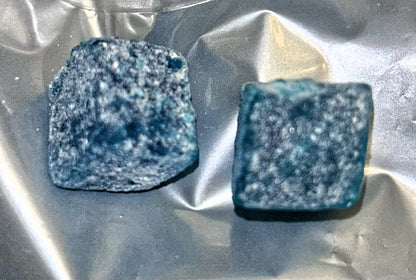 Blue raspberry cubes