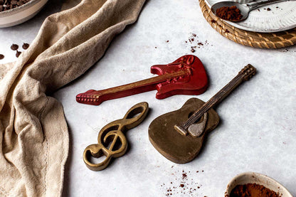 Music Fans Chocolate Gift Box - Acoustic Guitar, Electric Guitar & Music Note