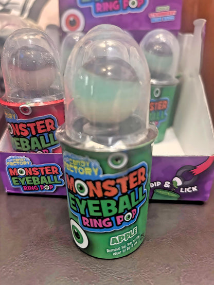 Monster eyeball ring pop
