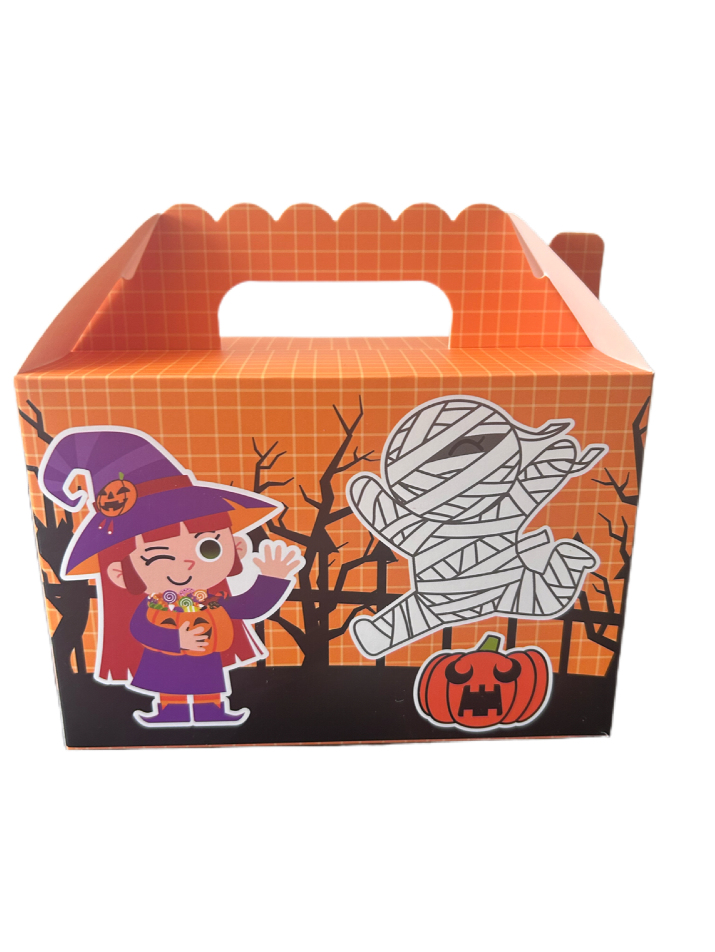 Halloween Treat Boxes filled with sweets & treats.