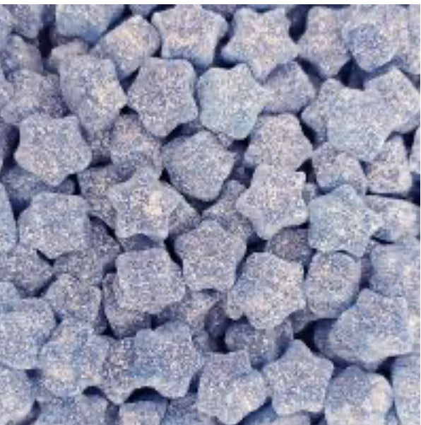 Fizzy blue stars G/F Vegan