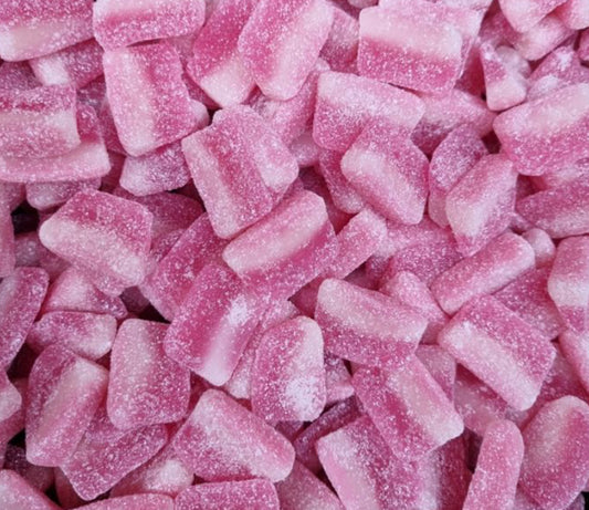 Fizzy Strawberry & Cream Slices