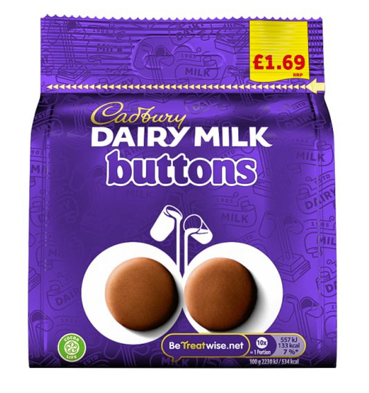 Cadburys milk chocolate buttons