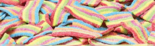 Fizzy mini rainbow belts