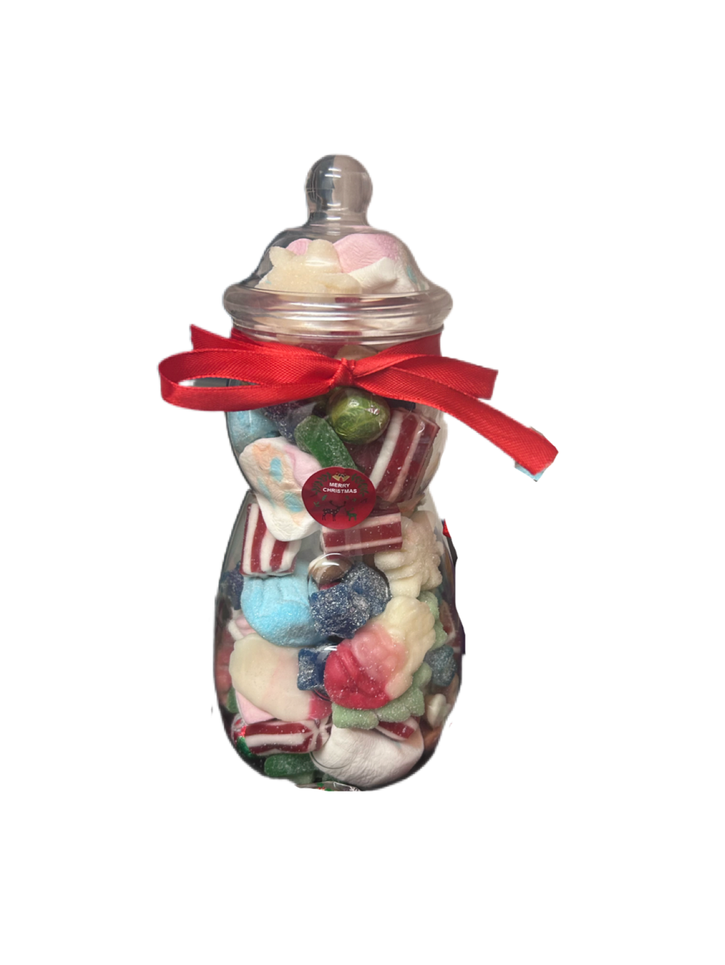 Christmas Snowman jar