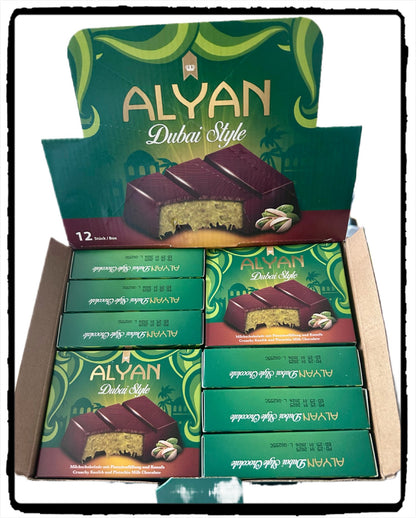 Dubai style chocolate bar (BEST BEFORE 17/1/26) Now just £1.99.