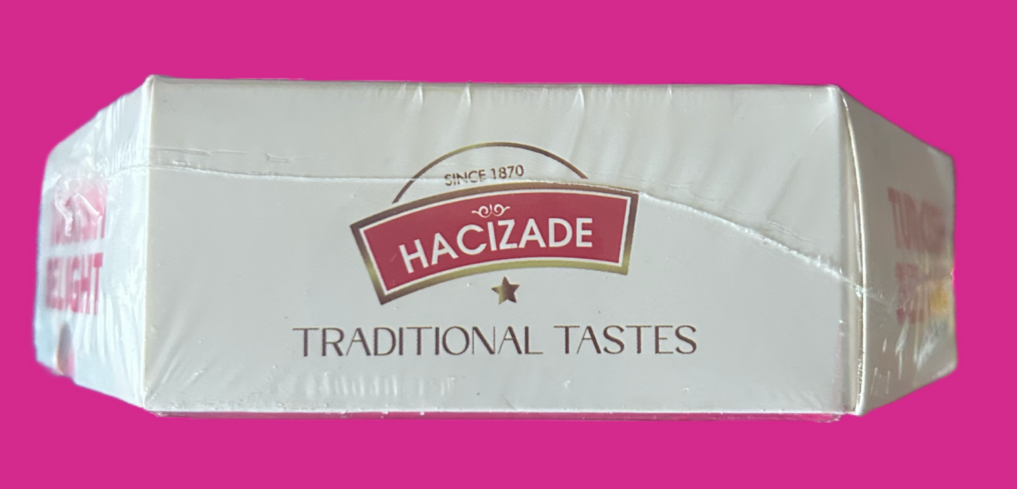Turkish delight rose & lemon flavours