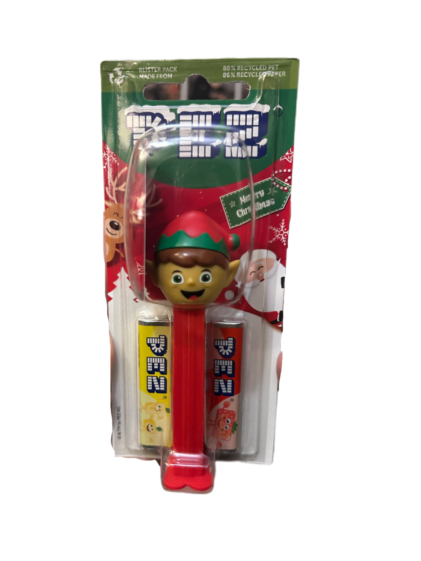 Pez Winter Stars with 2 refill packs.