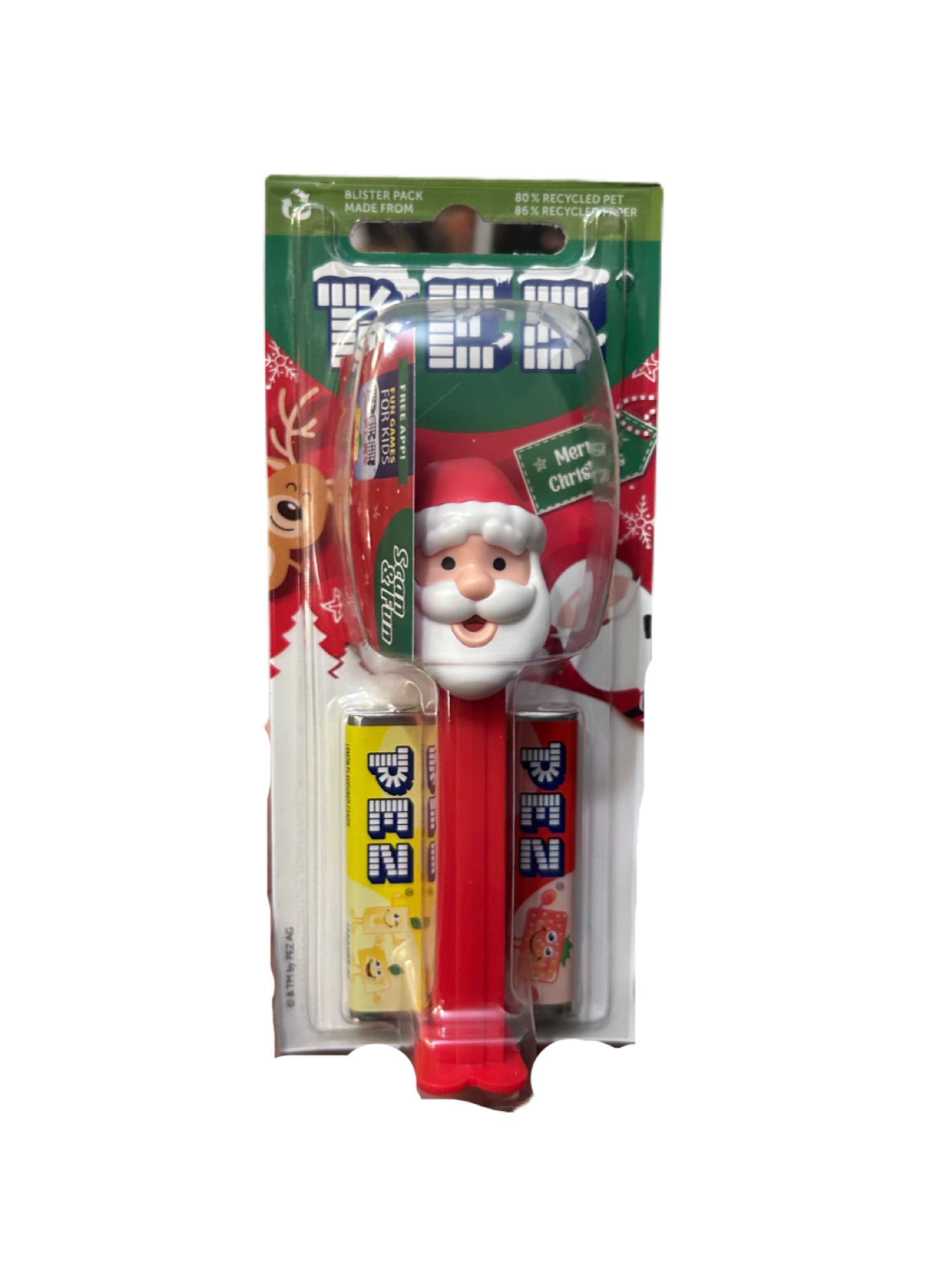 Pez Winter Stars with 2 refill packs.