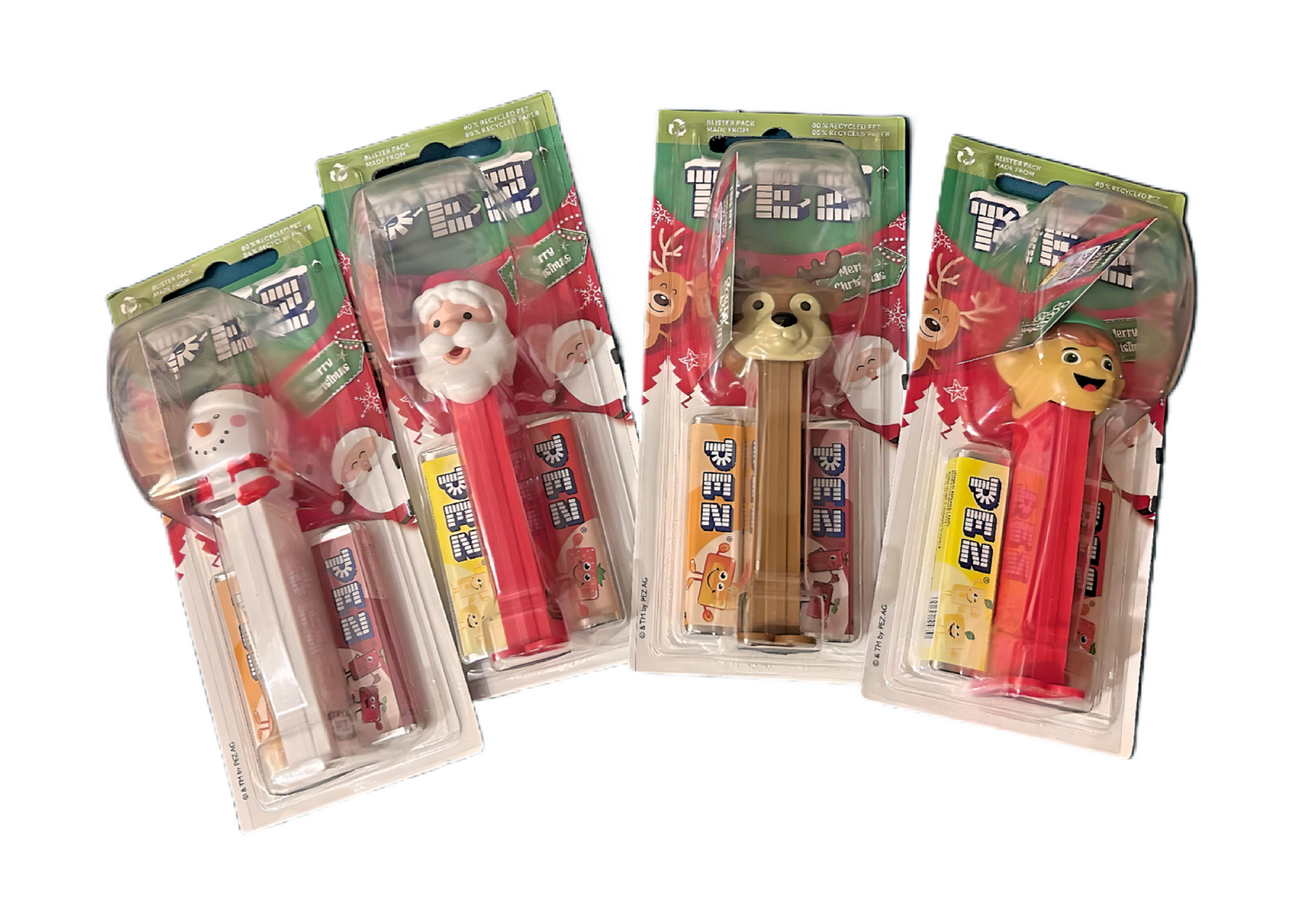 Pez Winter Stars with 2 refill packs.