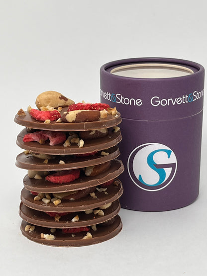 New Handmade Giant Mendiants in Milk Chocolate