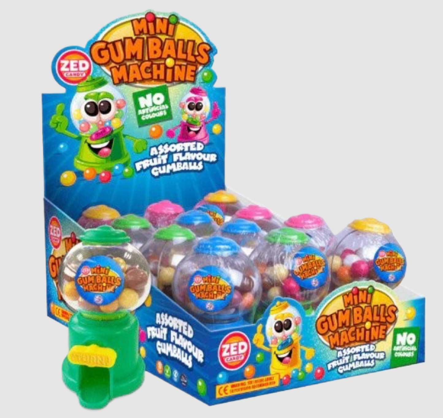 Candy mini gumballs machine