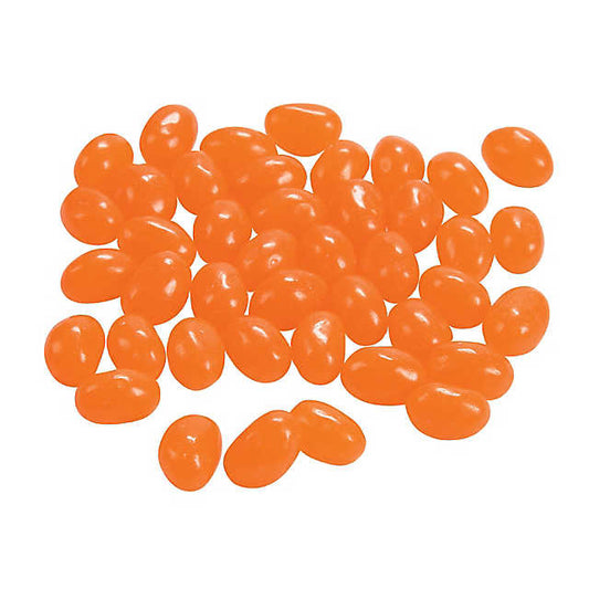 Orange flavoured jelly beans