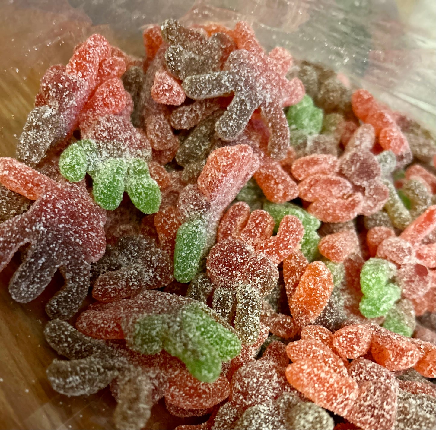 Sour spiders (gluten free)