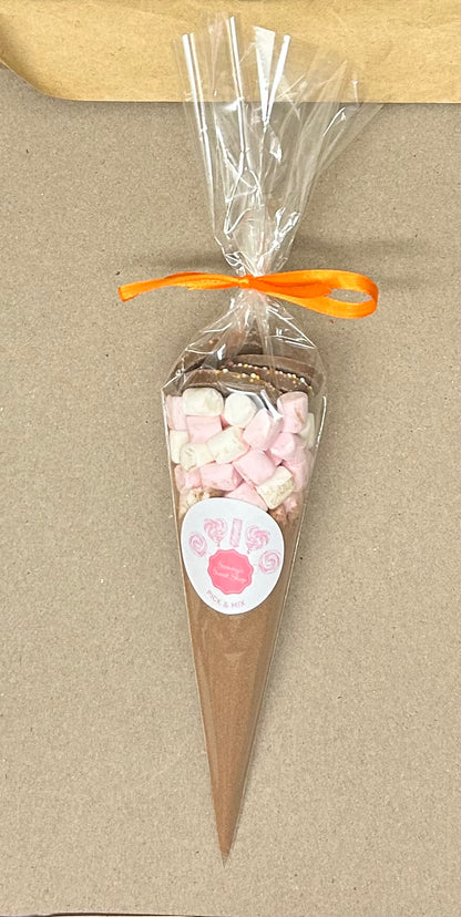 Cadburys hot chocolate cone