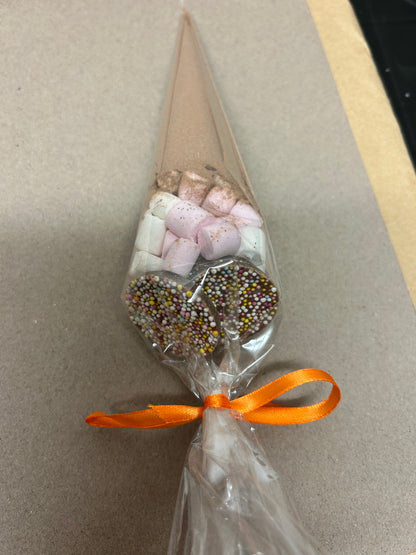 Cadburys hot chocolate cone