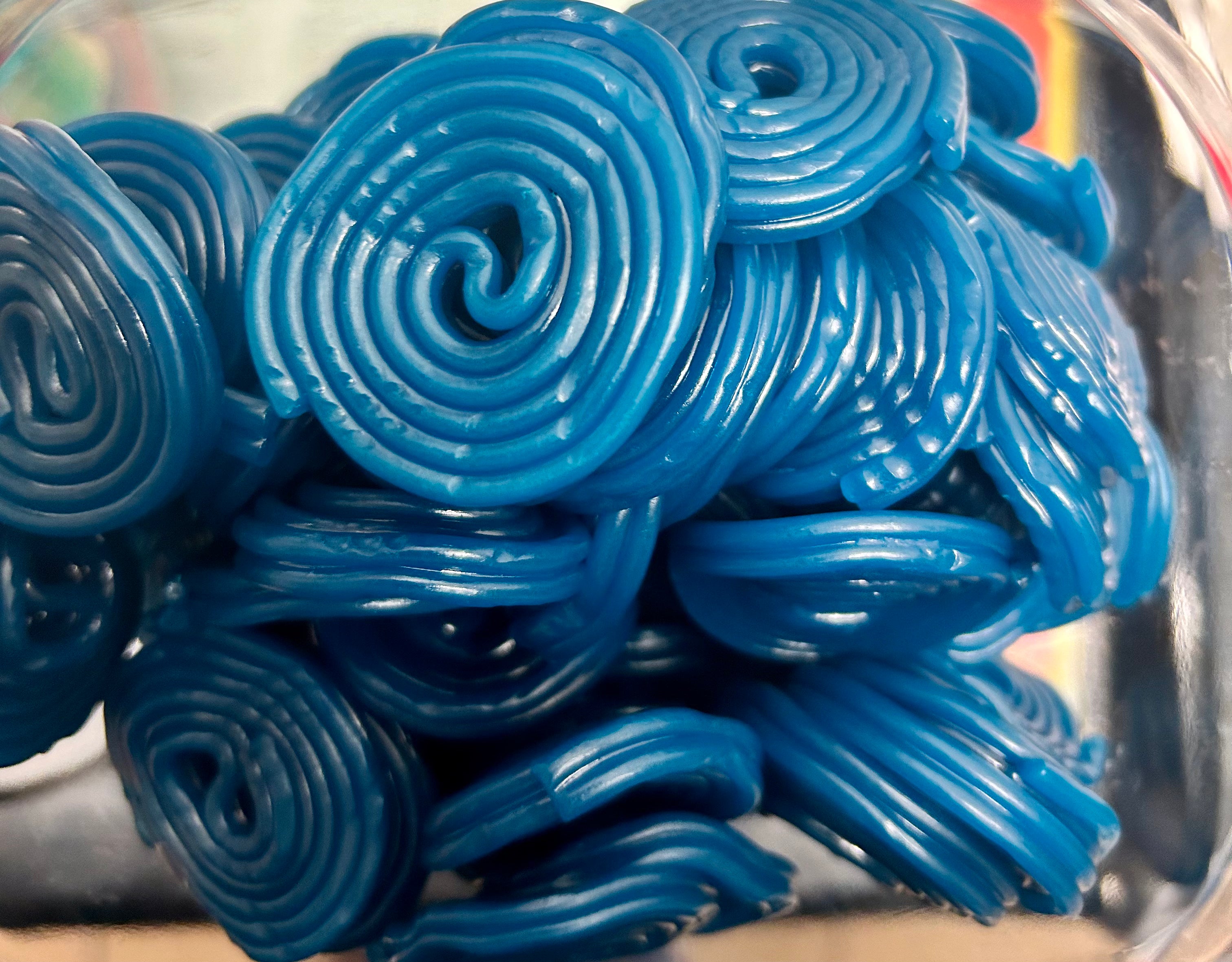 Blue raspberry wheels – Sammy’s sweet shop