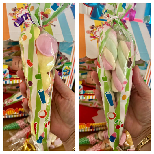 Marshmallow or Flying saucers cone (gf)