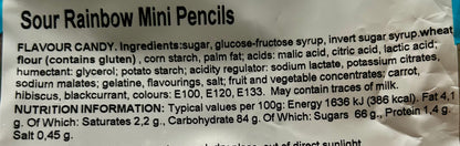Fizzy assorted rainbow pencils