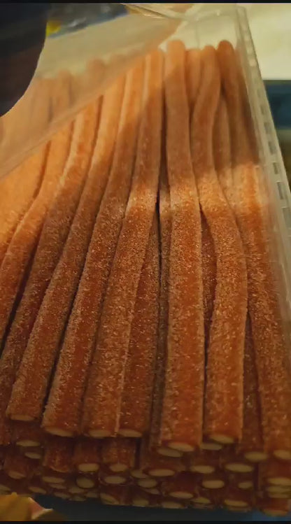 Fizzy strawberry pencils