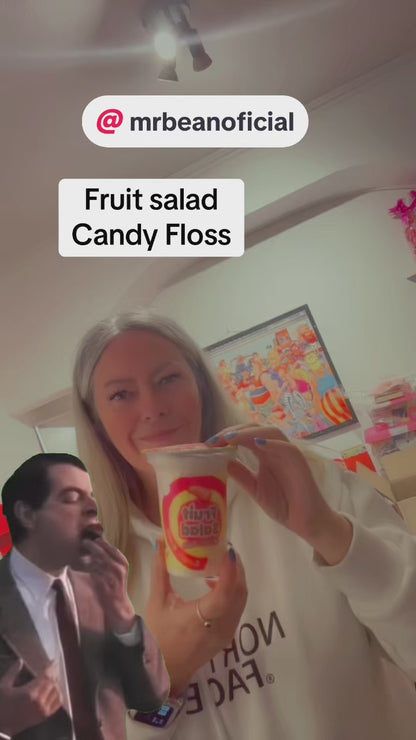 Fruit salad candy floss
